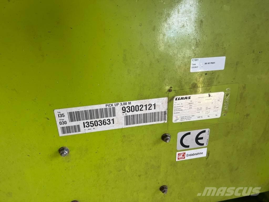CLAAS PU 300 HD Annet fôrhøsterutstyr