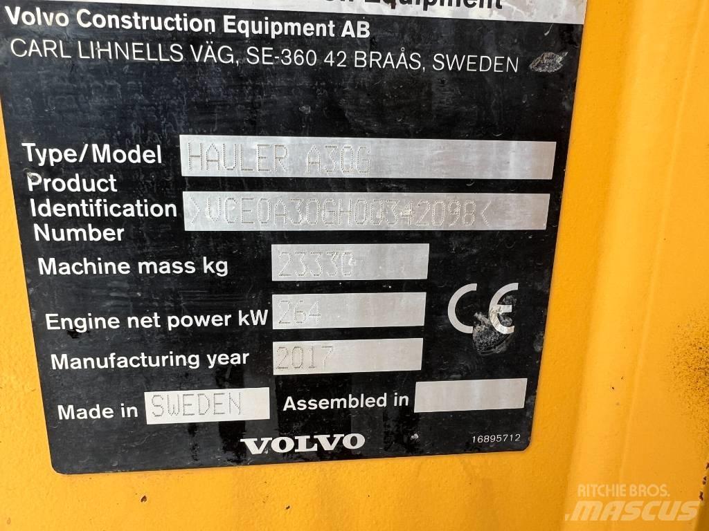 Volvo A30G Rammestyrte Dumpere
