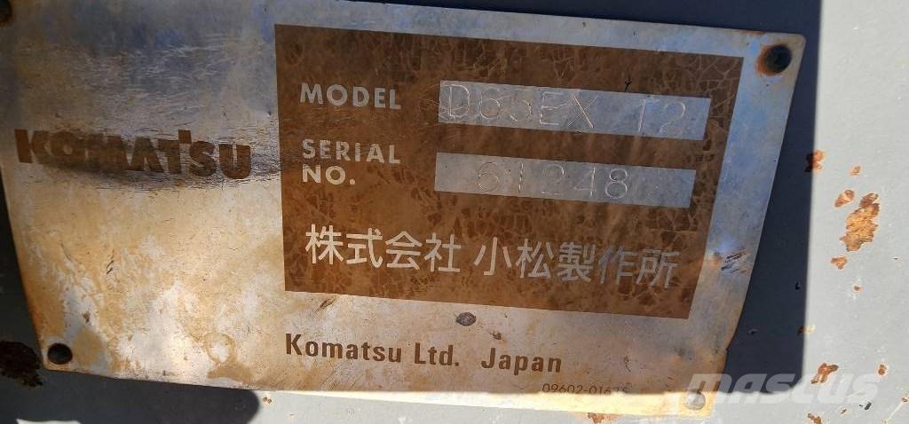 Komatsu D 65 EX 12 Dozere Beltegående