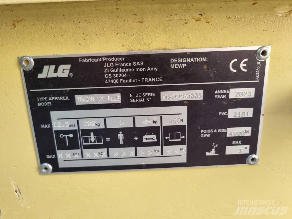 JLG Toucan 12 E Plus Leddede bomlifter