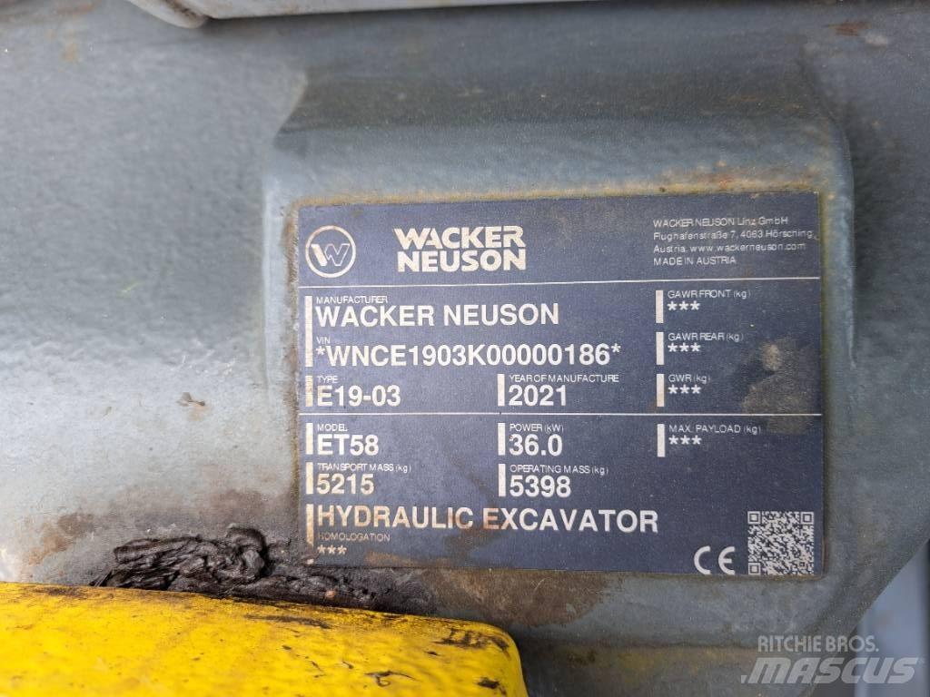 Wacker Neuson ET58 Beltegraver