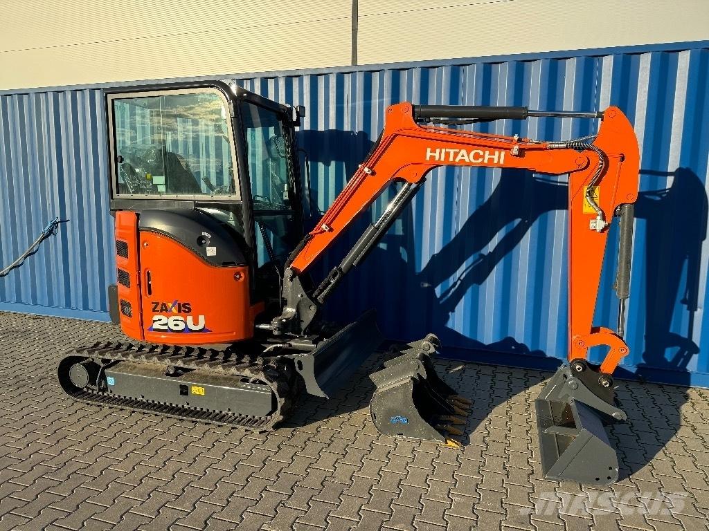 Hitachi ZX 26 U-6 Minigravere <7t