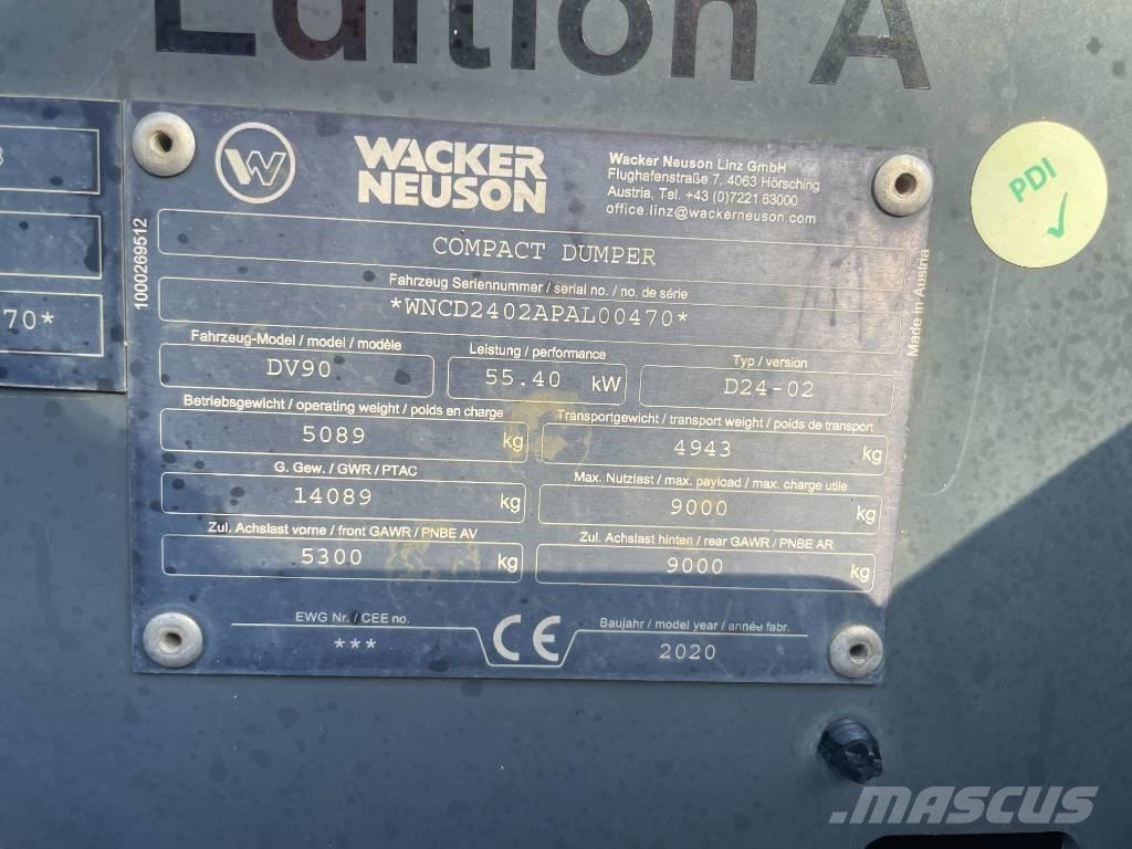 Wacker Neuson DV 90 Mini dumpere