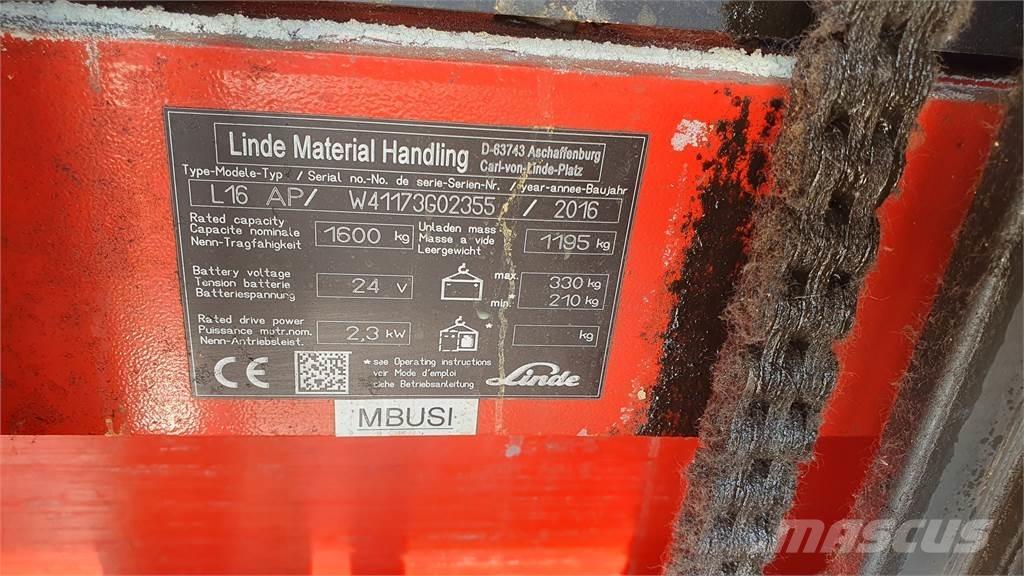 Linde L16AP Ledestablere