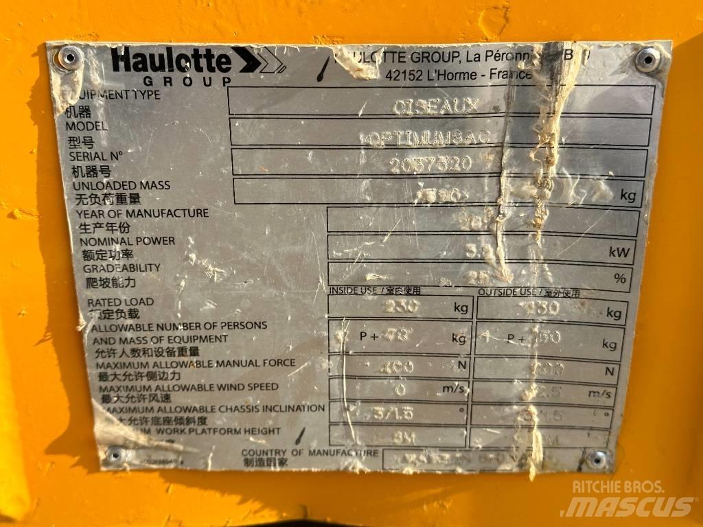 Haulotte OPTIMUM 8 Sakselifter