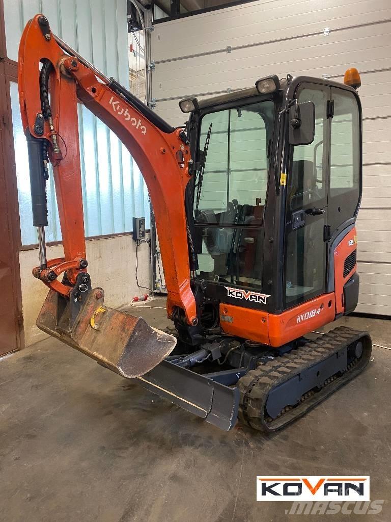 Kubota KX 018-4 Minigravere <7t