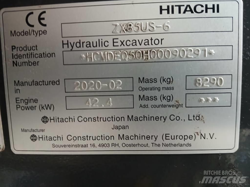 Hitachi ZX 85 US-6 Midigravere 7 - 12t