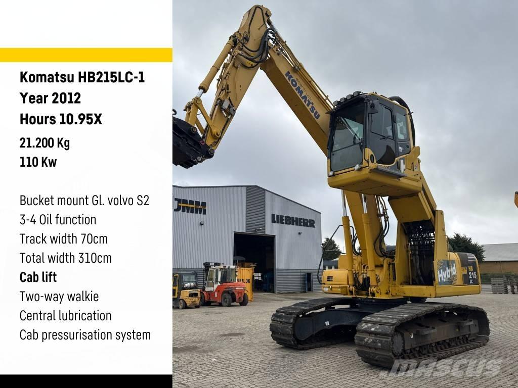 Komatsu HB215LC-1 Gravemaskiner for avfallshåndtering