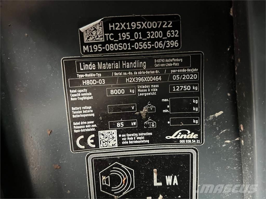 Linde H80D-03 Diesel Trucker