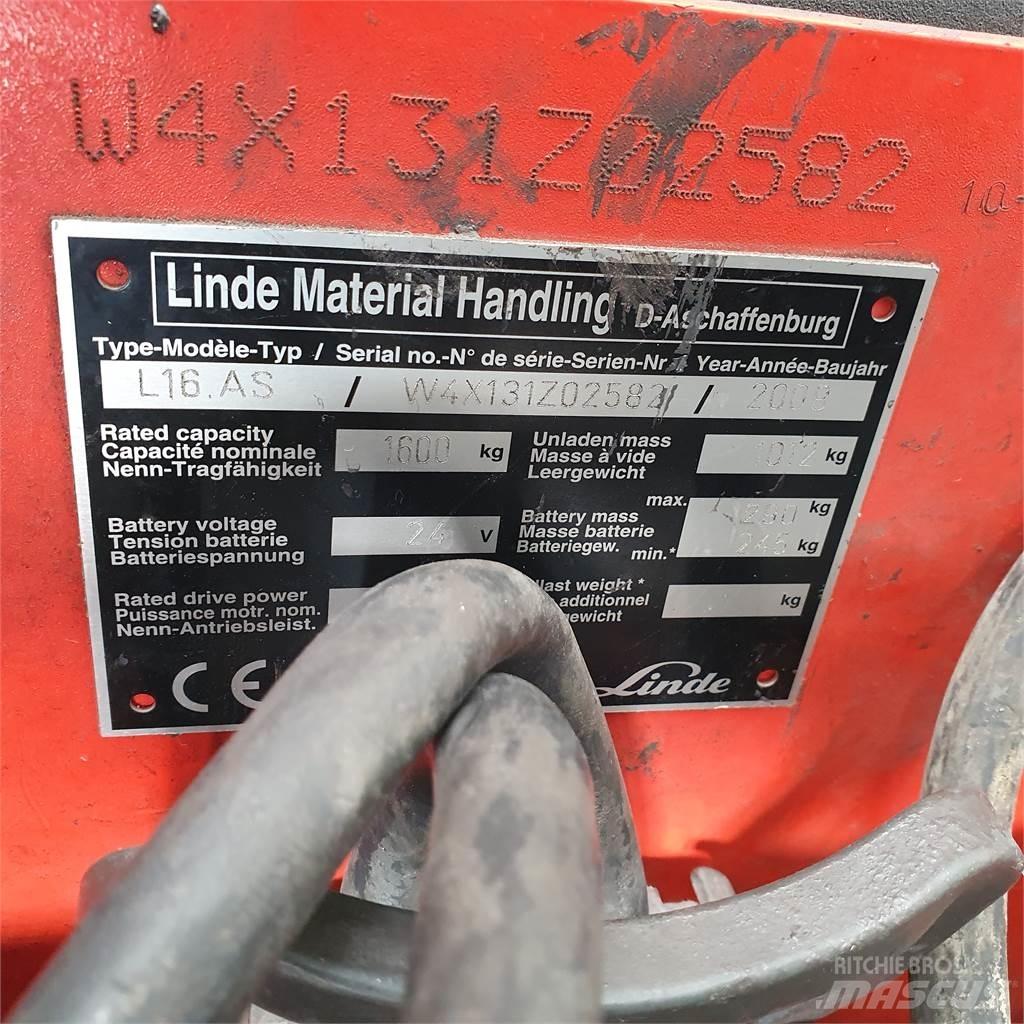 Linde L16AS Ledestablere