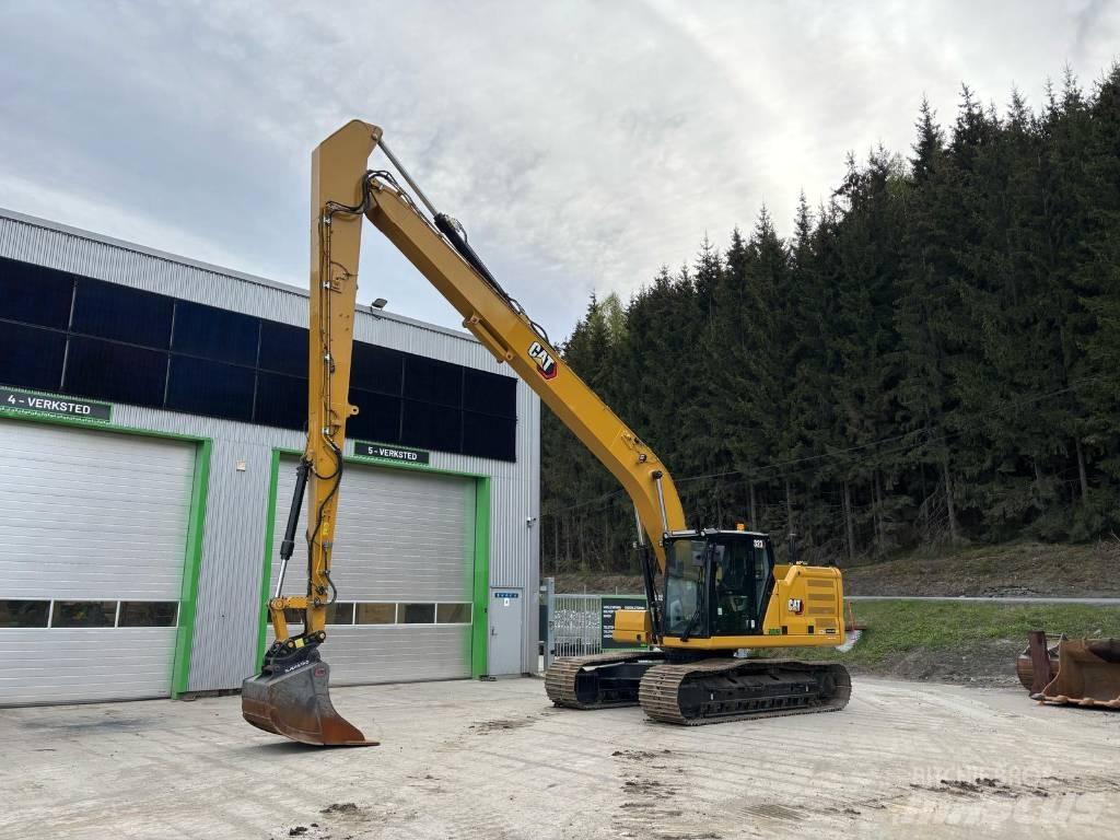 CAT 323 SLR Gravemaskiner med lang bom