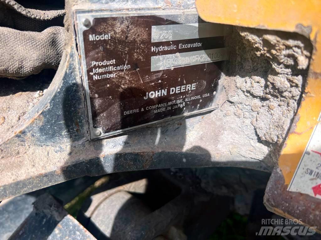 John Deere 26G Minigravere <7t