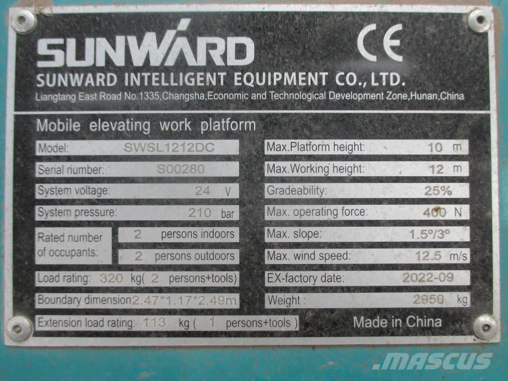 Sunward SWSL 1212 DC Sakselifter