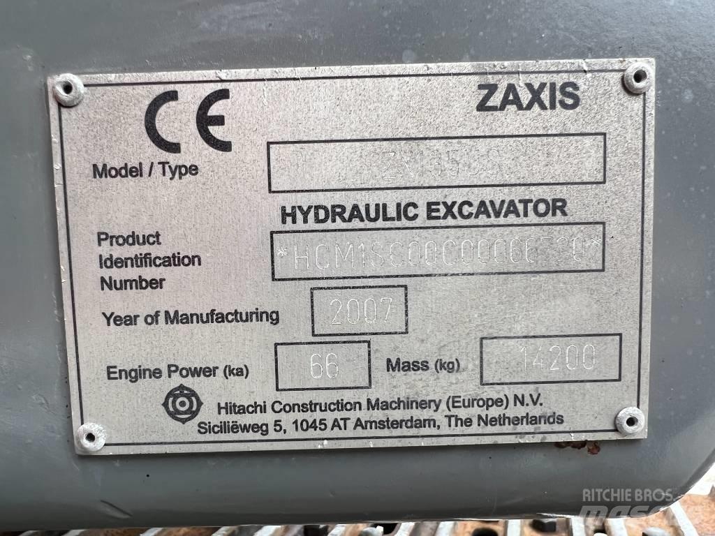 Hitachi ZX 135 US Beltegraver