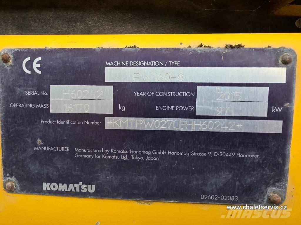 Komatsu PW 160 Hjulgravere