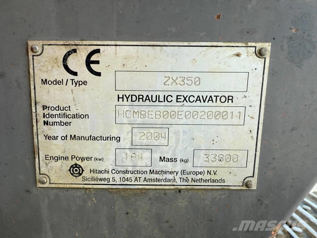 Hitachi ZX 350 Beltegraver