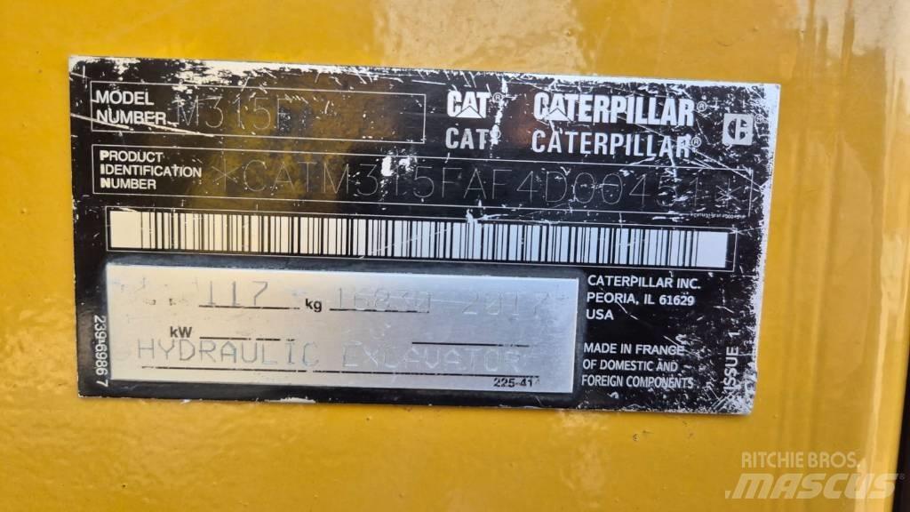 CAT M 315 F Hjulgravere