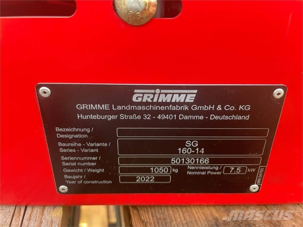 Grimme SG 160-14 Utstyr for sortering