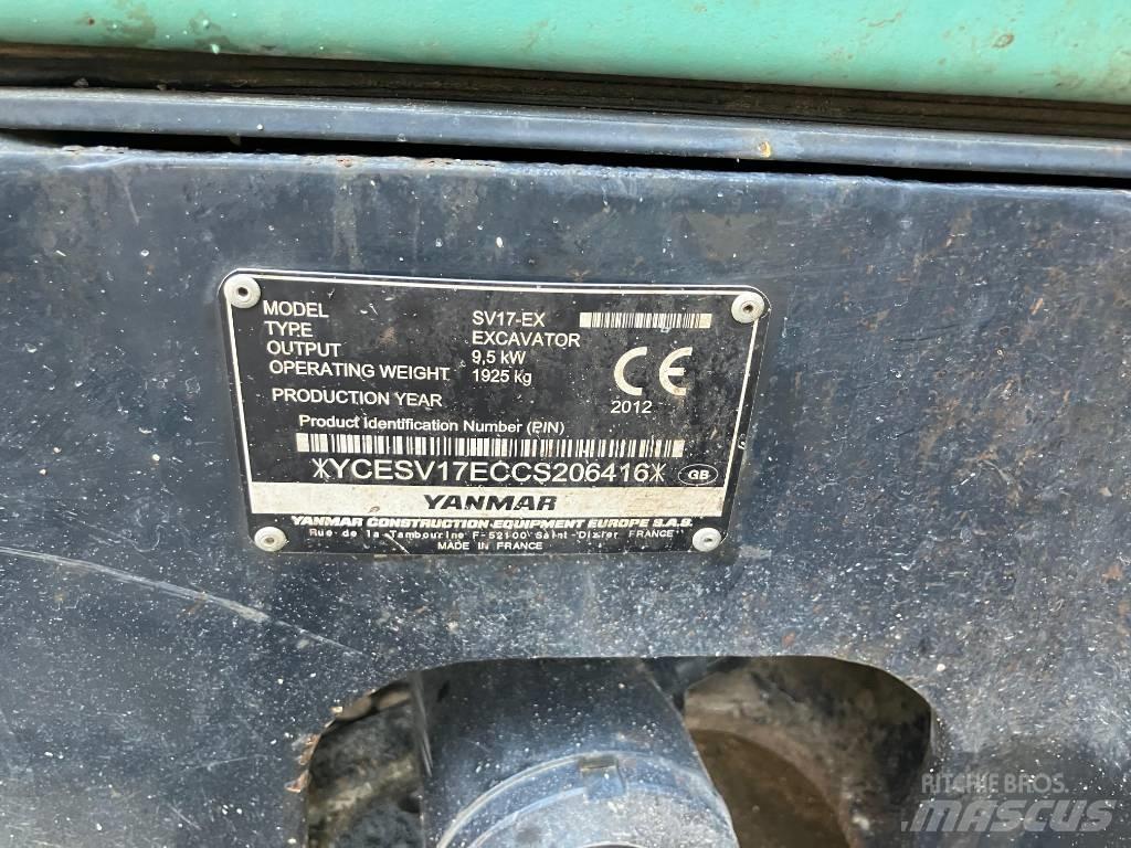 Yanmar SV 17 EX Minigravere <7t