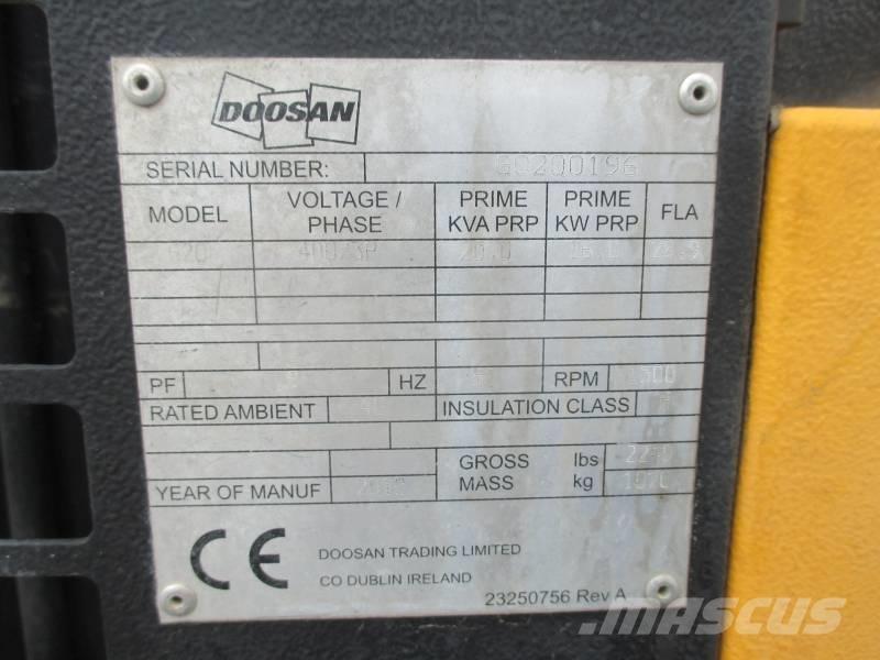 Doosan G 20 Diesel Generatorer
