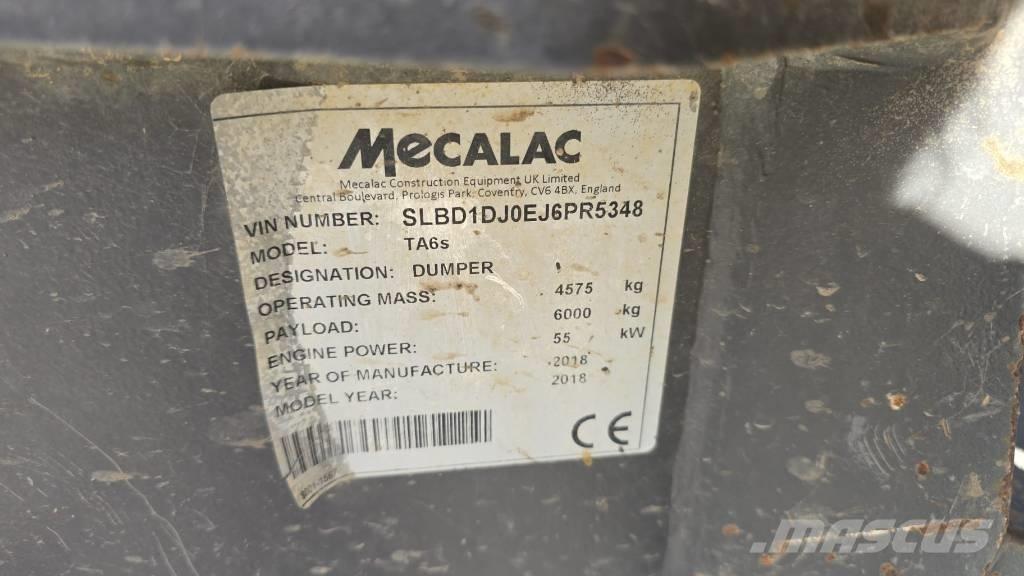 Mecalac TA 6 S Rammestyrte Dumpere