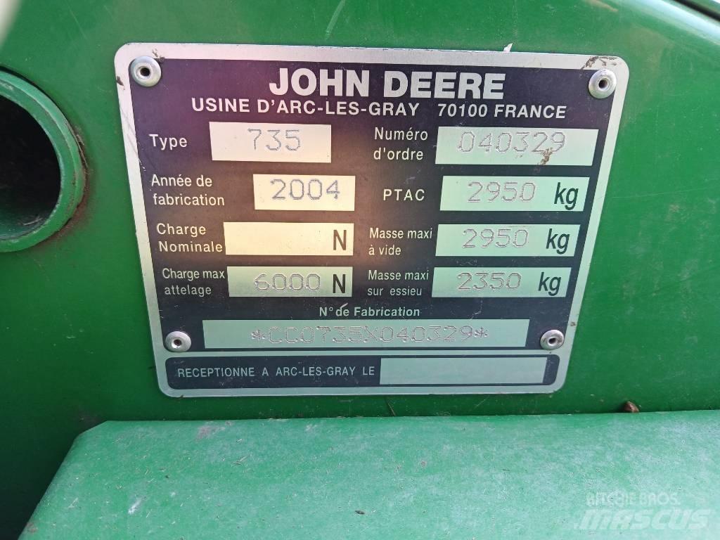 John Deere 735 Slåmaskiner