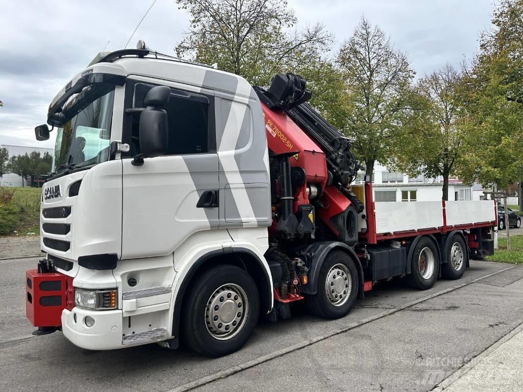 Scania R 480 LB 8x2 Stykkgods kraner