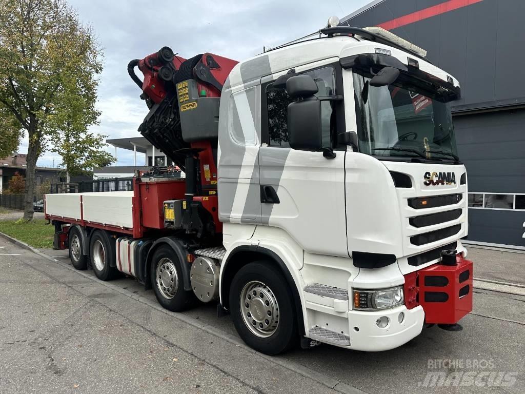 Scania R 480 LB 8x2 Stykkgods kraner