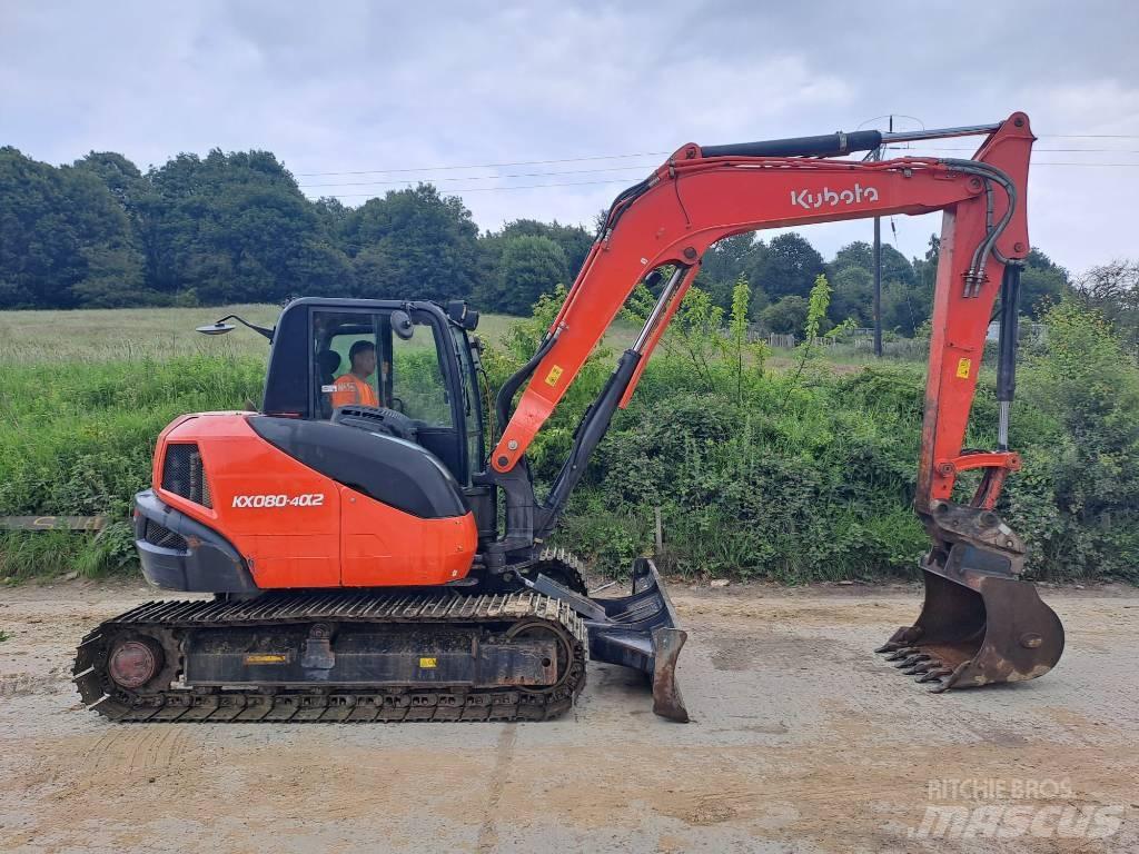 Kubota KX 080-4 Midigravere 7 - 12t
