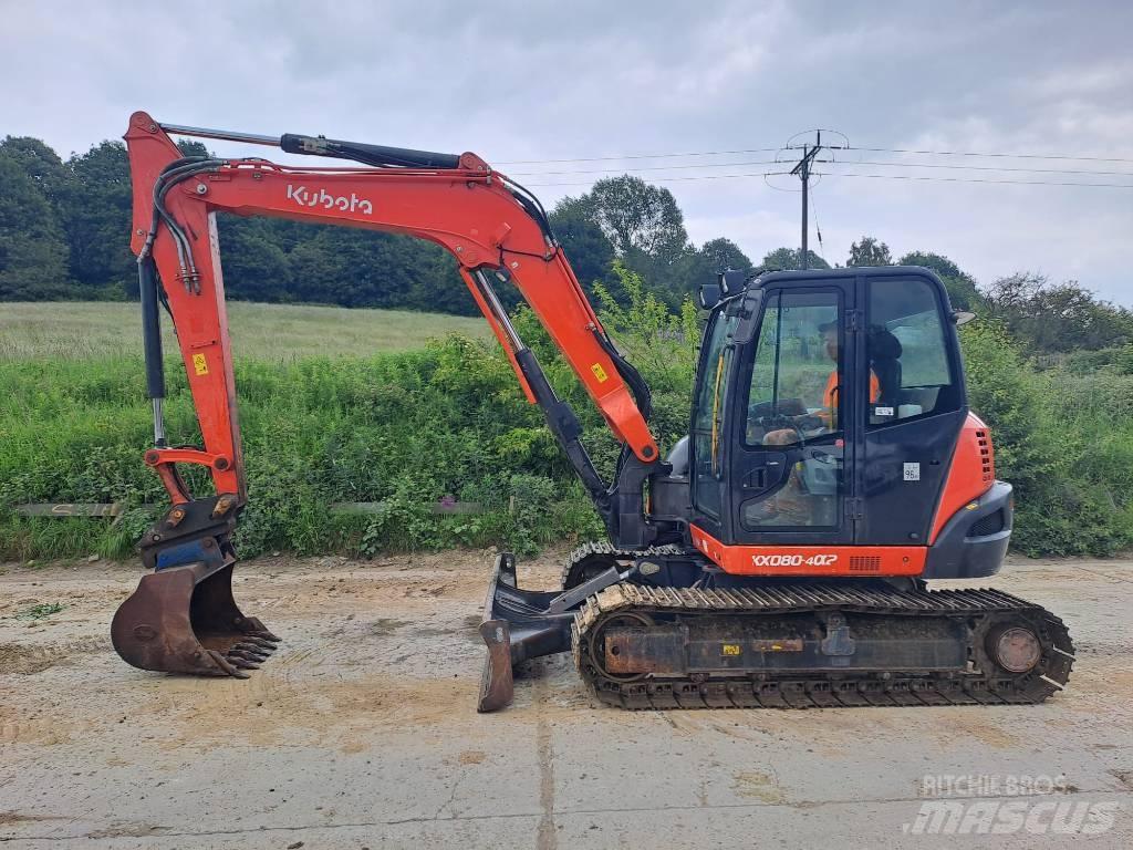 Kubota KX 080-4 Midigravere 7 - 12t