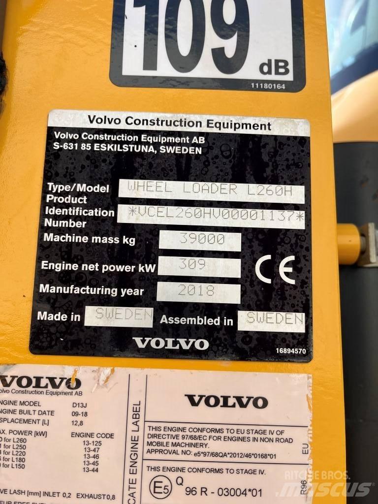 Volvo L260H Hjullastere