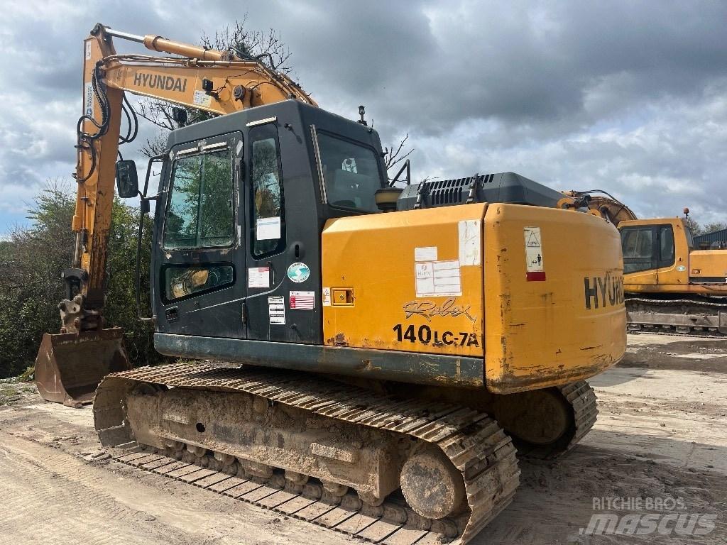 Hyundai 140LC-7A Beltegraver