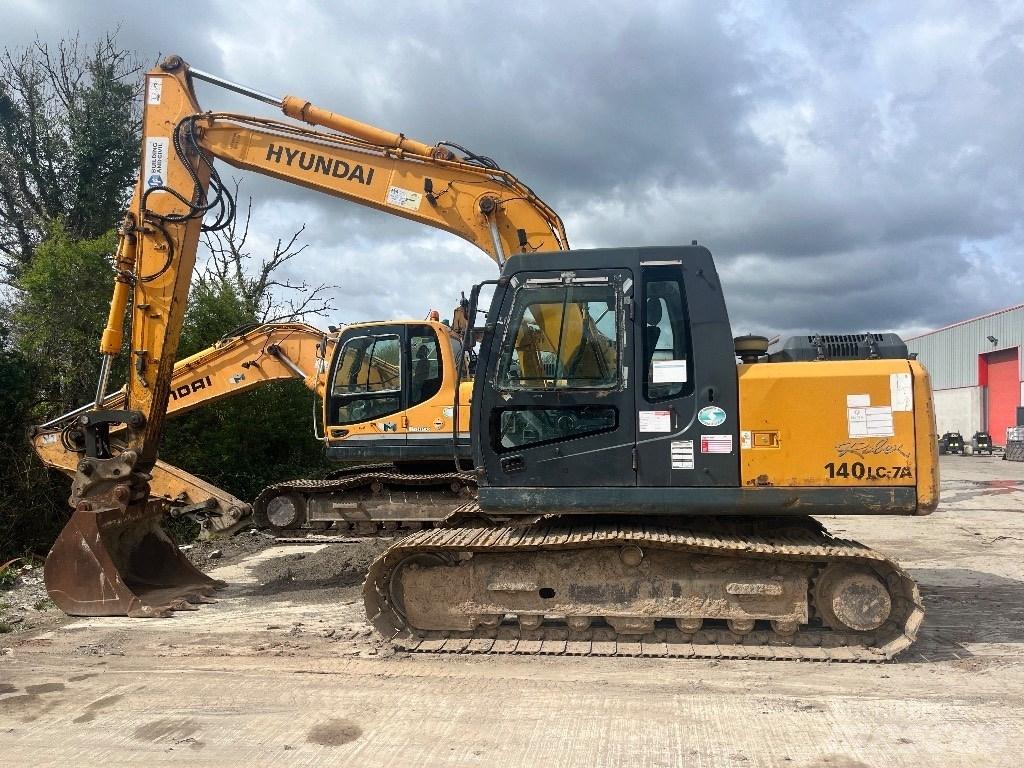Hyundai 140LC-7A Beltegraver
