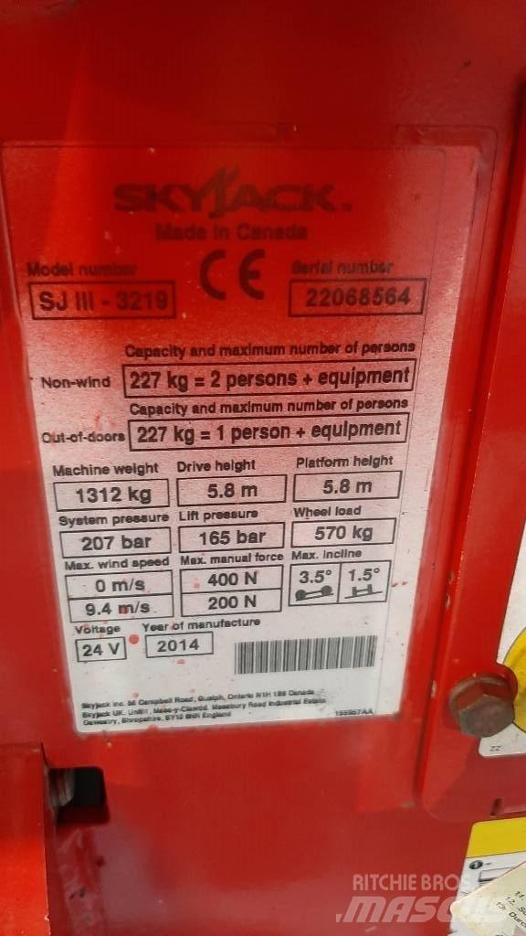 SkyJack SJIII 3219 Sakselifter
