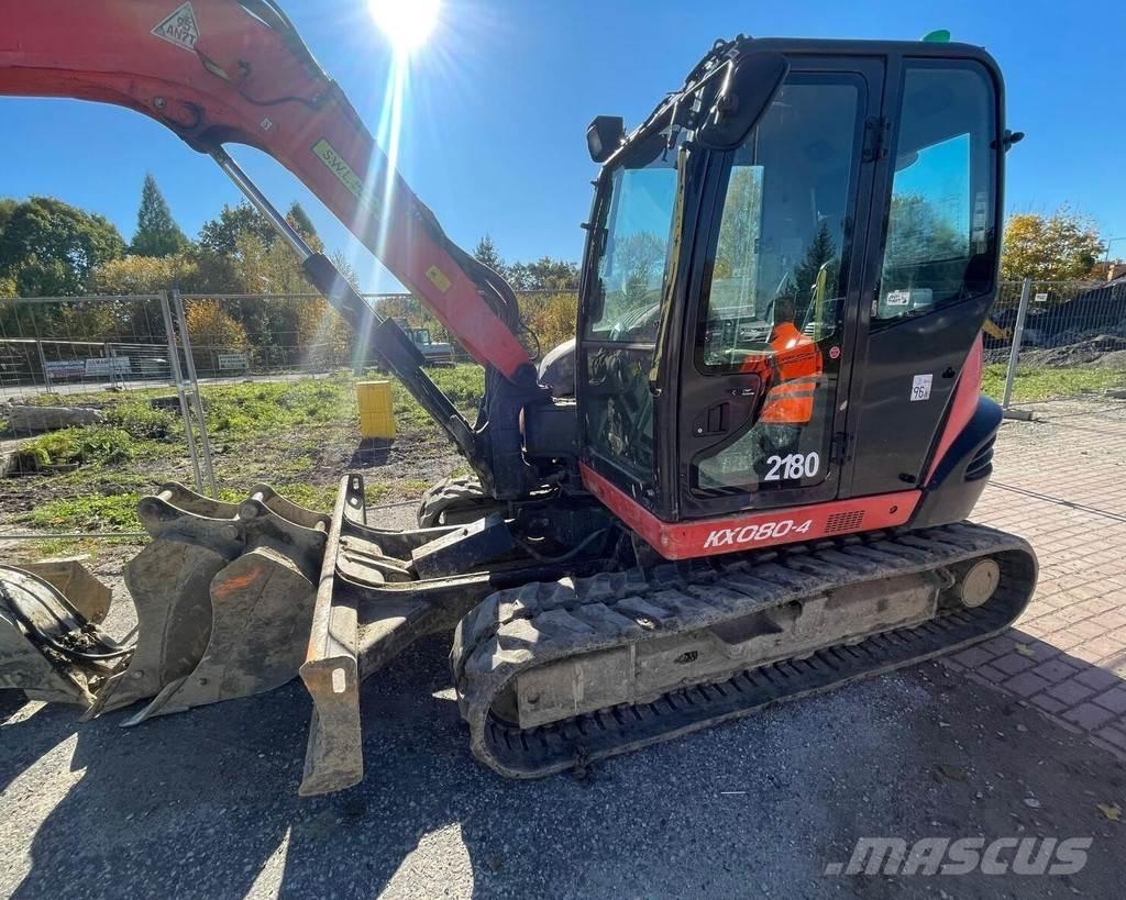 Kubota KX-080-4 Minigravere <7t