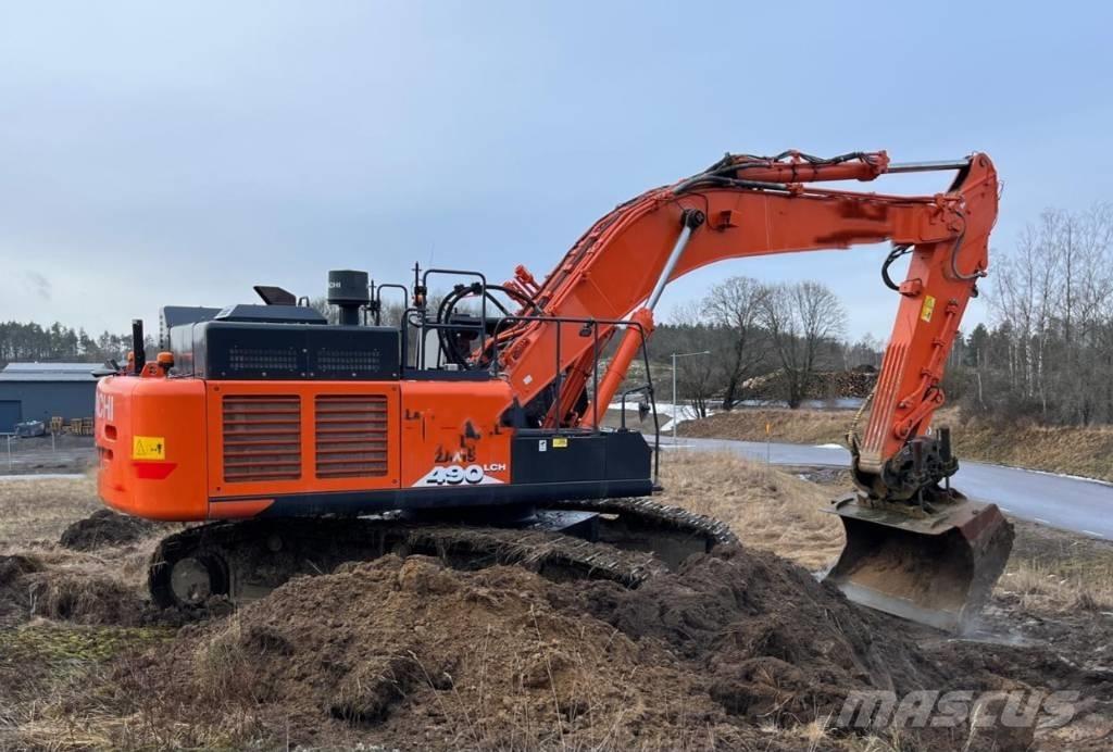Hitachi ZX 490 LCH Beltegraver