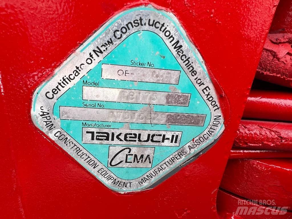 Takeuchi TB175 Midigravere 7 - 12t