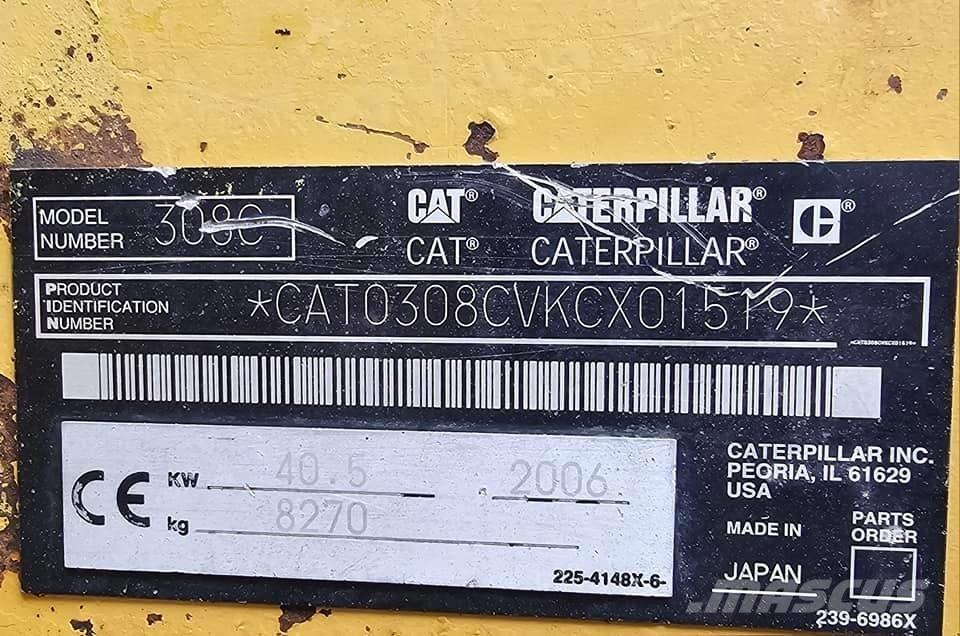 CAT 308 CR Midigravere 7 - 12t