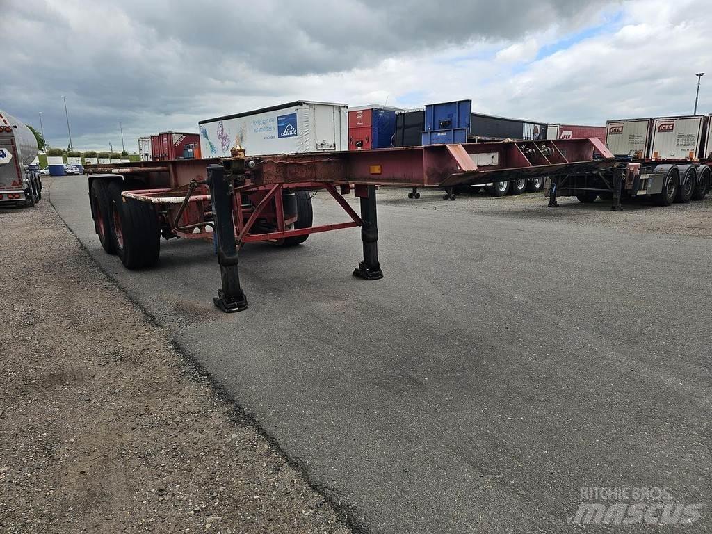 Pacton TXC 230-2 Containerchassis Semitrailere