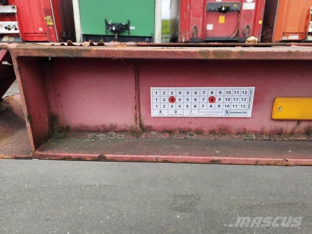 Pacton TXC 230-2 Containerchassis Semitrailere