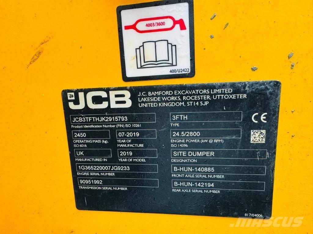 JCB 3 FTH Mini dumpere