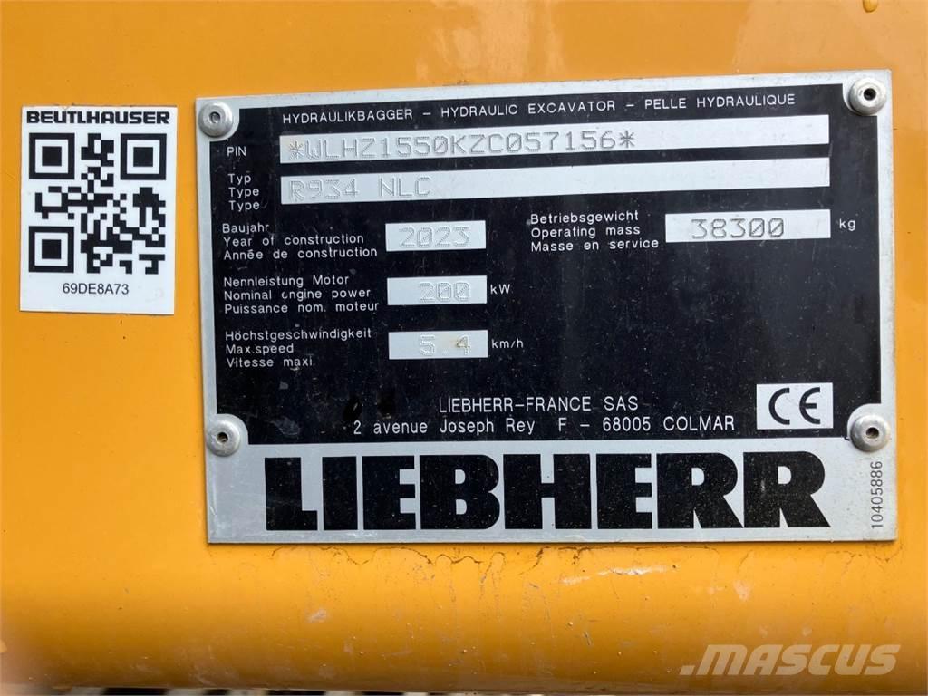 Liebherr R934 Beltegraver