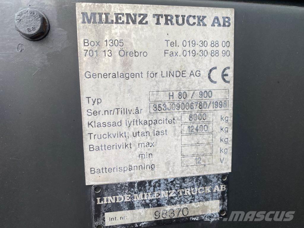 Linde H80D/900 Diesel Trucker