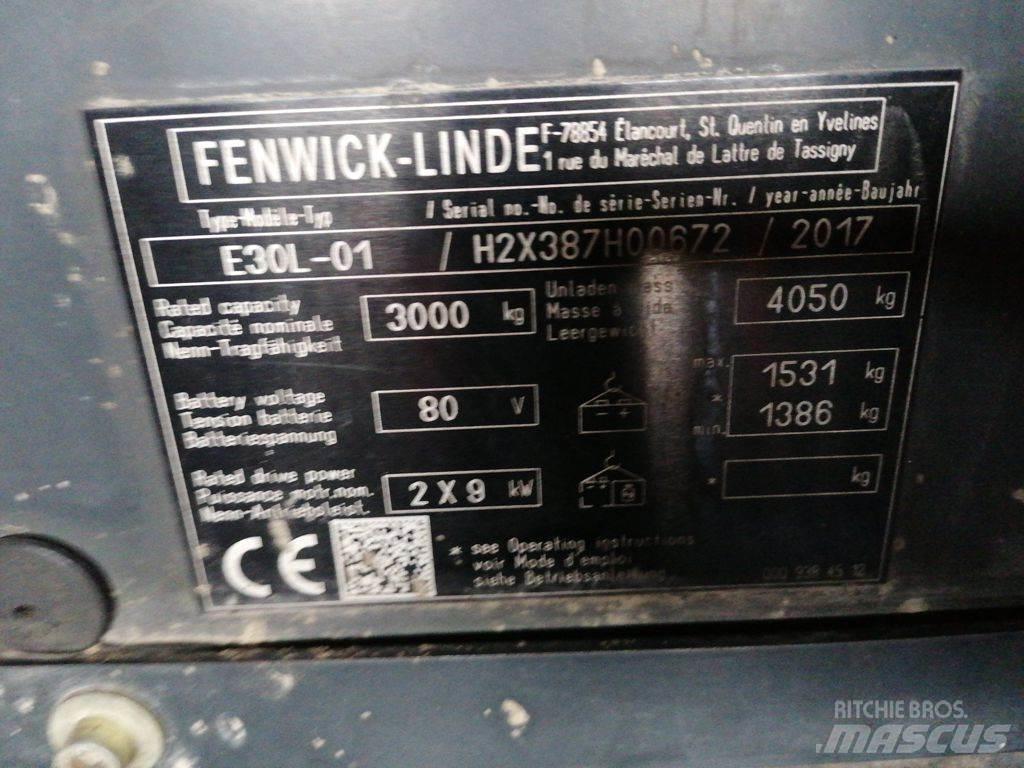 Linde E30L-01 Elektriske trucker