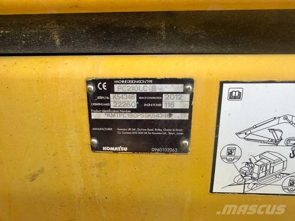 Komatsu PC 210 LC-8 Beltegraver