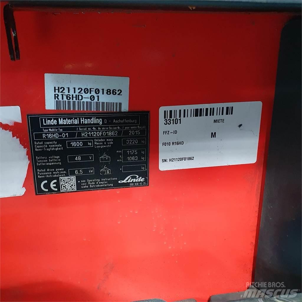 Linde R16HD Skyvemasttruck