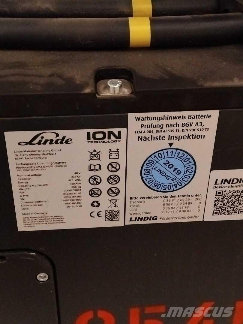 Linde E16 ION Elektriske trucker