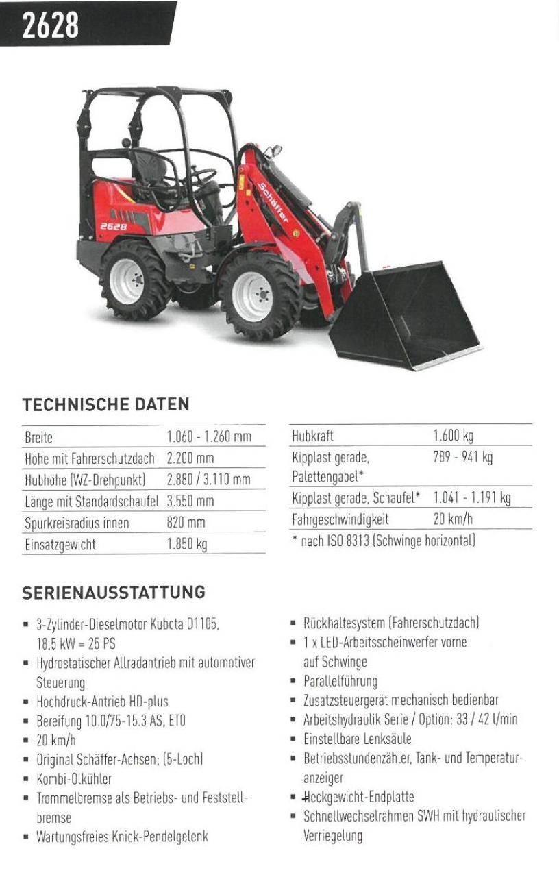 Schäffer 2628 Minilastere