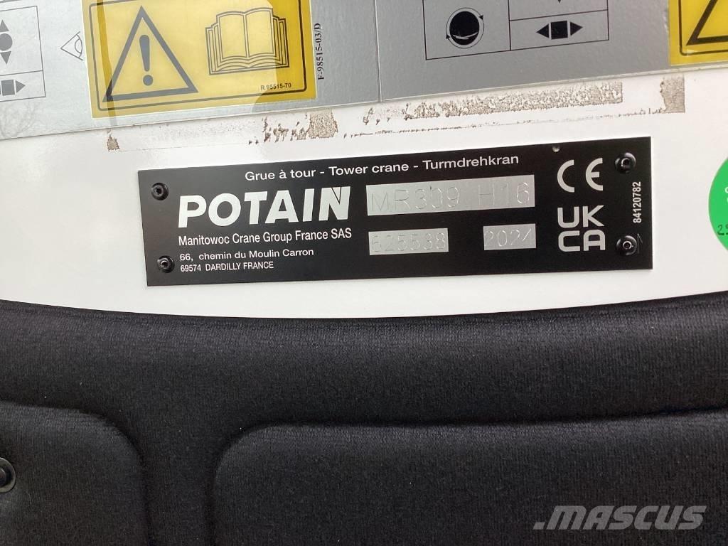 Potain MR309-H16 Bygge- og tårnkraner