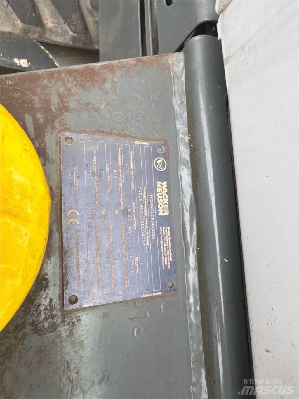 Wacker Neuson ET35 Beltegraver